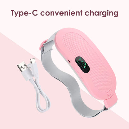 Portable Heated Menstrual Belt – Cordless Period Cramp Relief