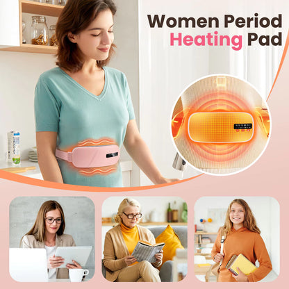 Portable Heated Menstrual Belt – Cordless Period Cramp Relief