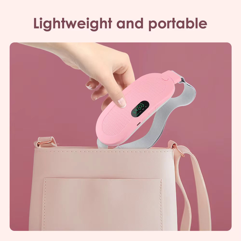 Portable Heated Menstrual Belt – Cordless Period Cramp Relief