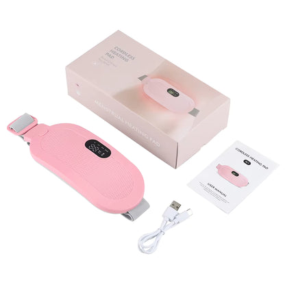 Portable Heated Menstrual Belt – Cordless Period Cramp Relief